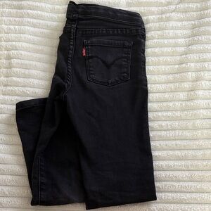 Levi's Black Denim Jeggings